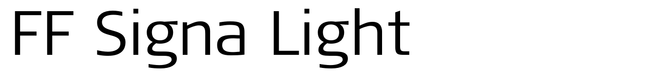 FF Signa Light